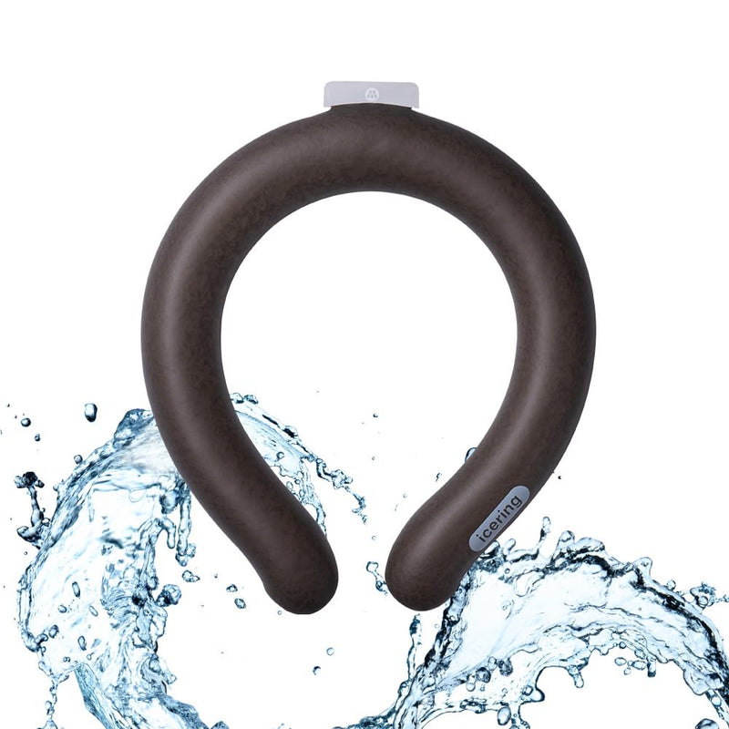 Gel Ice Neck Cooling Ring, Jumbo, Black